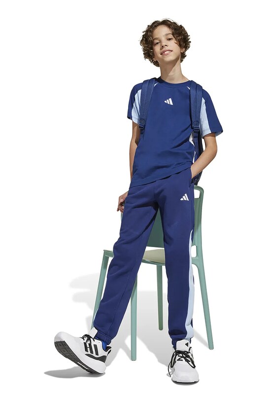 Otroška bombažna kratka majica adidas JD0060