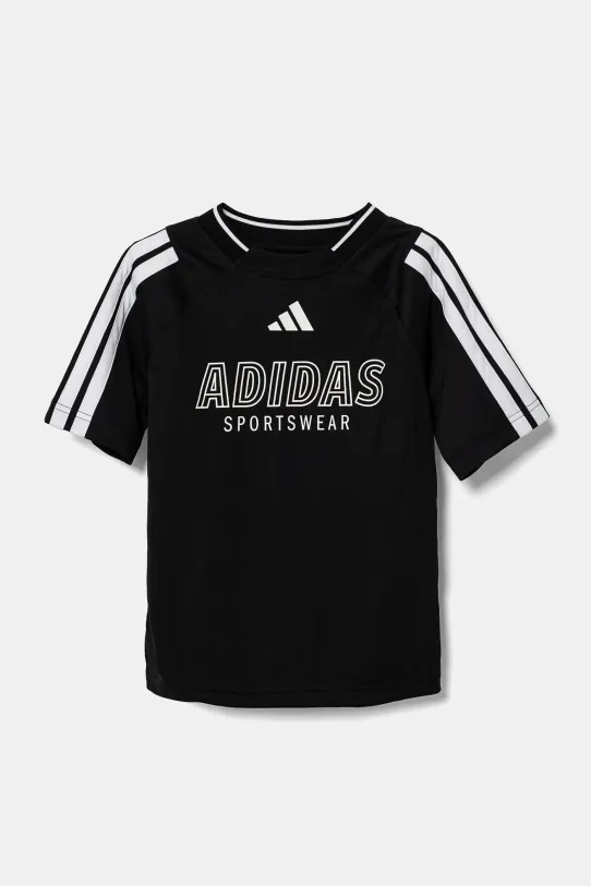 Детска тениска adidas овално черен JI6178