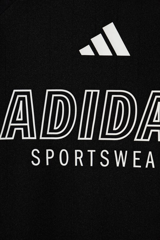 Детская футболка adidas чёрный JI6178