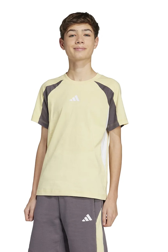 Детска памучна тениска adidas JC9308