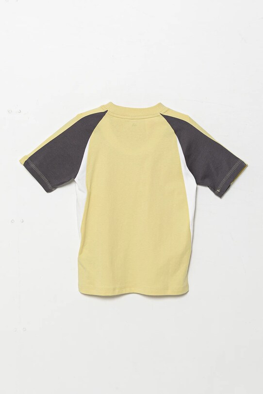 Chłopiec adidas t-shirt bawełniany dziecięcy JC9308 żółty