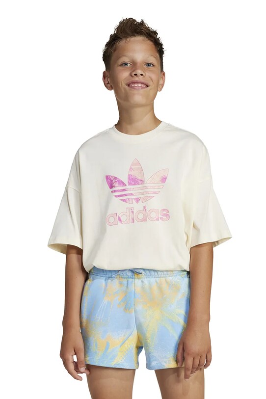 Детская хлопковая футболка adidas Originals JD2916