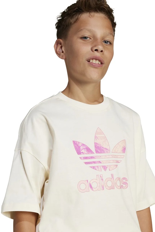 Детская хлопковая футболка adidas Originals JD2916