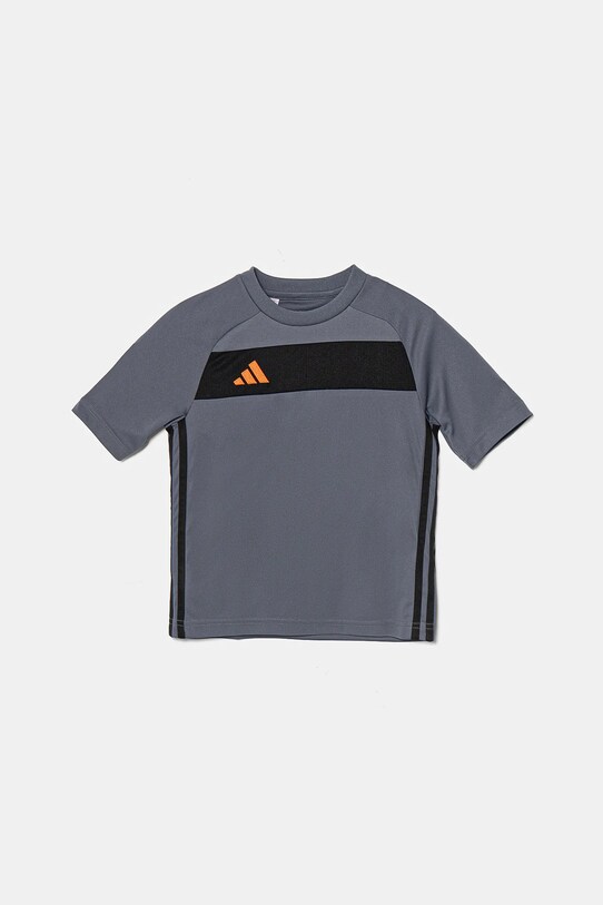 Παιδικό μπλουζάκι adidas JD0587 γκρί SS25
