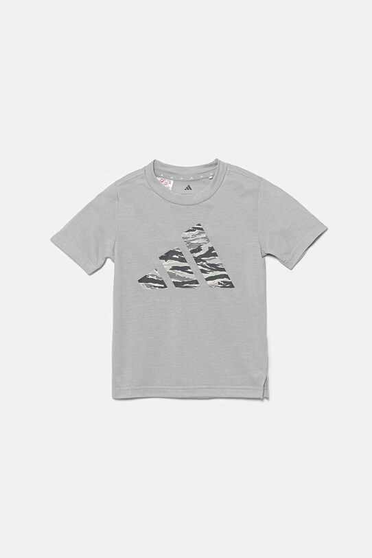 adidas t-shirt treningowy okrągły szary JI6107