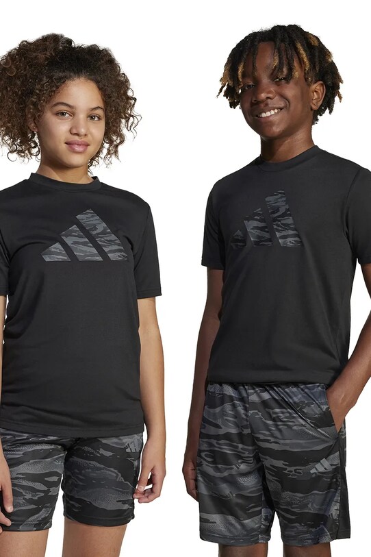 adidas t-shirt dziecięcy pozostałe czarny JC8492