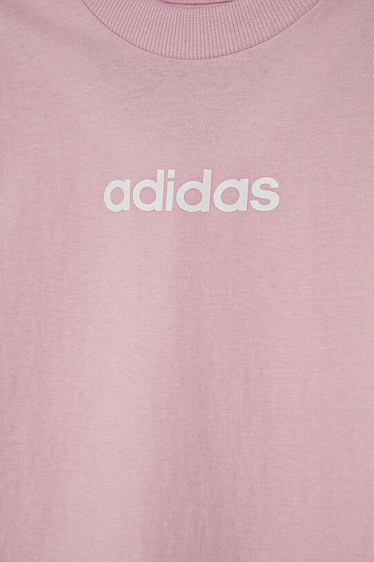adidas tricou de bumbac pentru copii roz JC9750