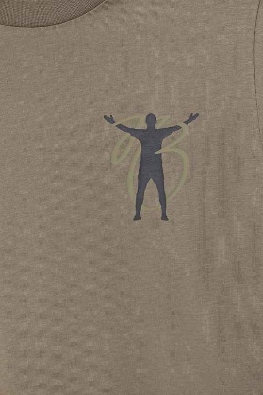 Chłopiec adidas Performance t-shirt bawełniany dziecięcy JY1877 zielony