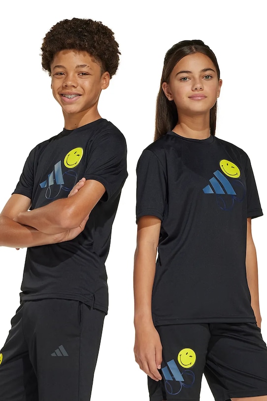 adidas t-shirt dziecięcy pozostałe czarny JN4288