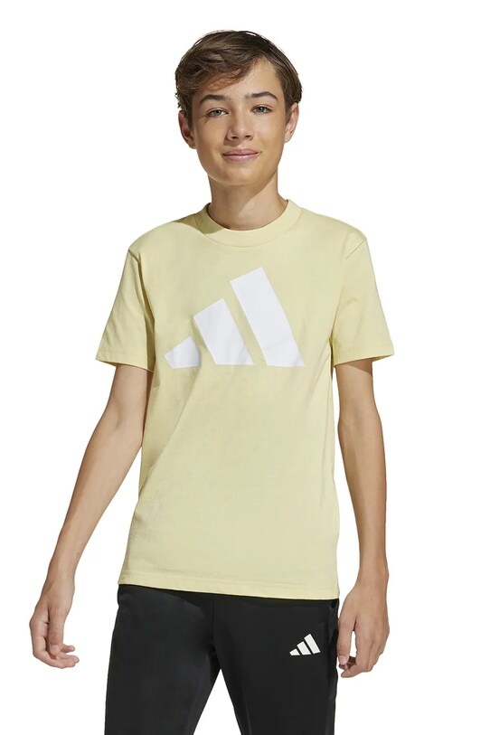 Otroška bombažna kratka majica adidas JC9662