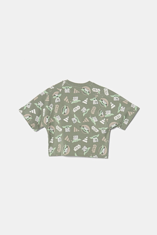 Хлопчик Дитяча футболка adidas JF3650 зелений