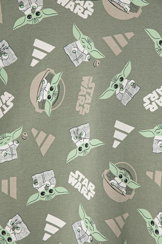 Дитяча футболка adidas зелений JF3650