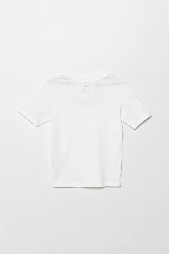 Chlapec Detské bavlnené tričko adidas JC9747 biela