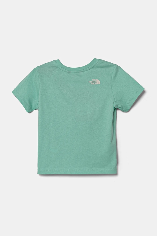 Detské bavlnené tričko The North Face KID GRAPHIC S/S TEE NF0A8AXE6EI1 tyrkysová SS25