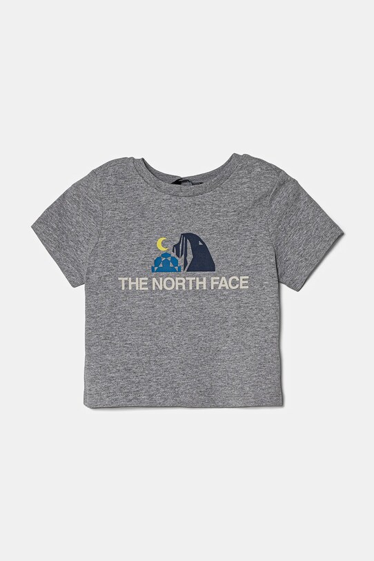 The North Face tricou copii KID GRAPHIC S/S TEE melanj gri NF0A8AXEDYX1