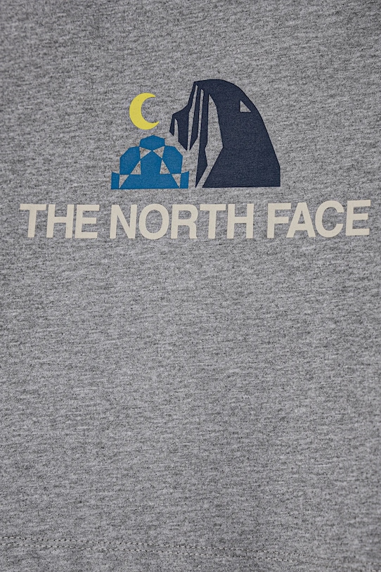 Chłopiec The North Face t-shirt dziecięcy KID GRAPHIC S/S TEE NF0A8AXEDYX1 szary