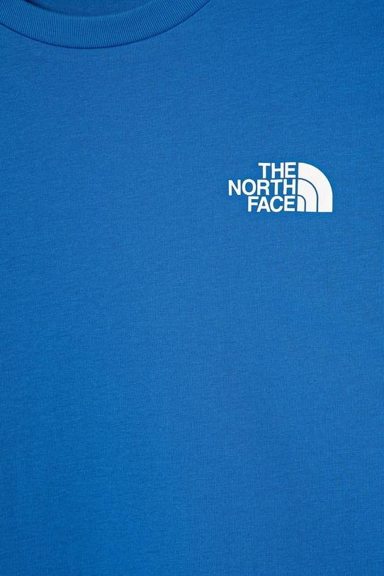 Băieți The North Face tricou copii TEEN S/S SIMPLE DOME TEE NF0A8DRPT4S1 albastru