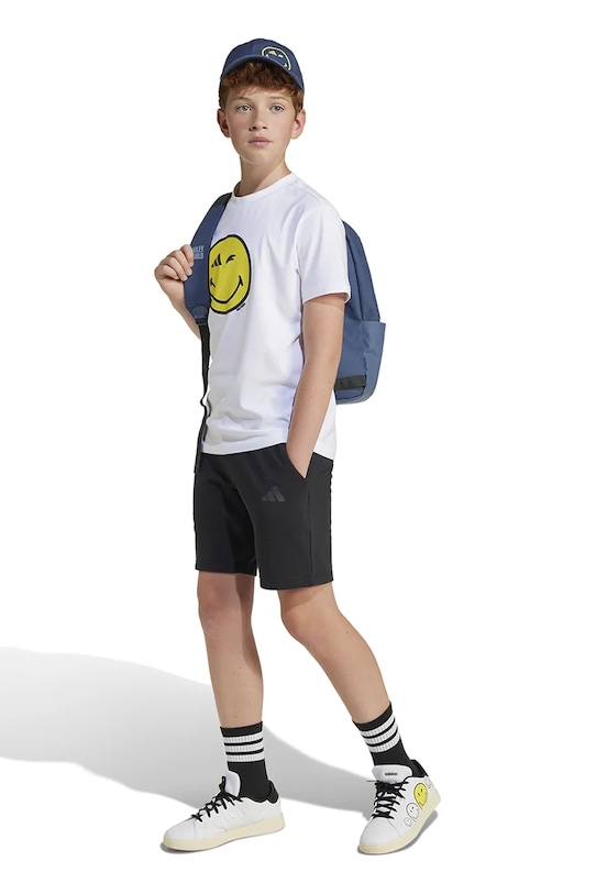 Детская хлопковая футболка adidas x Smiley World JJ3071