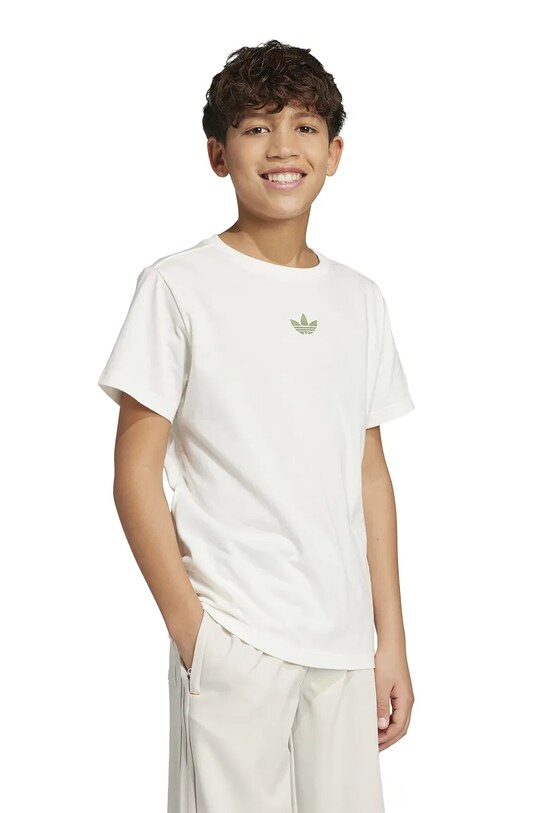 Детская хлопковая футболка adidas Originals JY8374