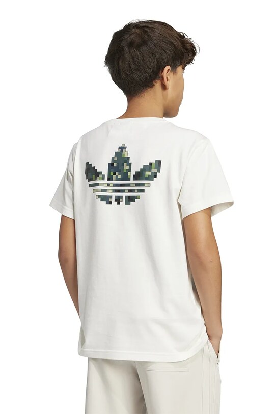 Детская хлопковая футболка adidas Originals JY8374