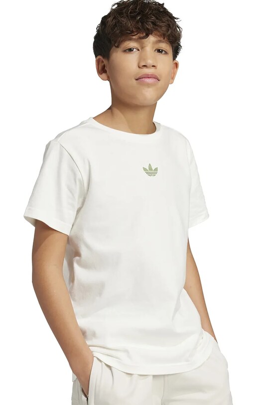 Детская хлопковая футболка adidas Originals JY8374