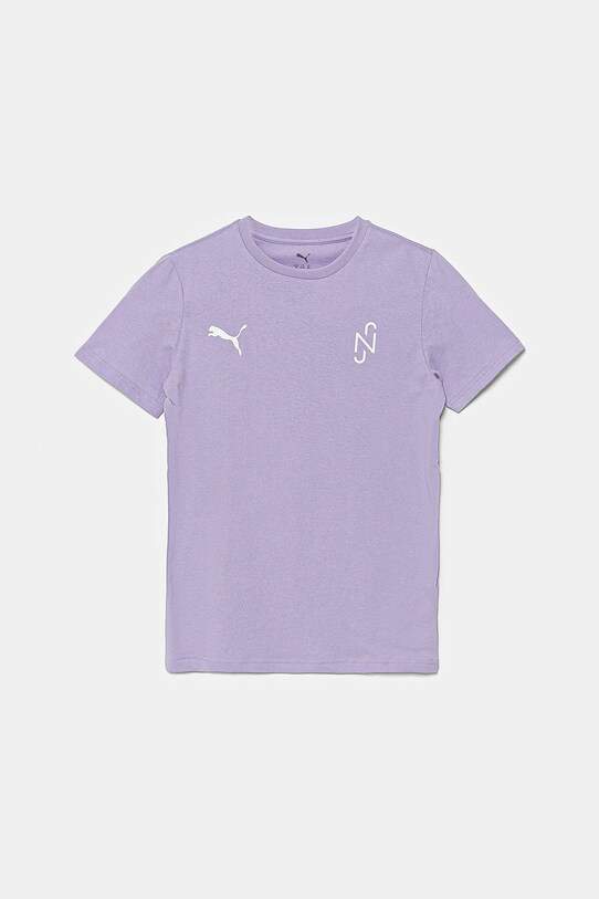 Puma t-shirt dziecięcy Neymar Creativity Tee aplikacja fioletowy 660102