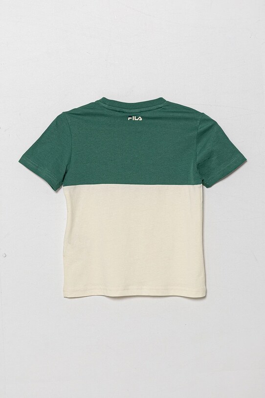 Fila t-shirt bawełniany dziecięcy LOTTUM FAK0404 beżowy SS25