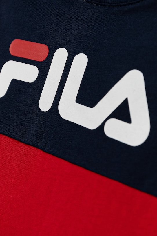 Chlapec Detské bavlnené tričko Fila LOTTUM FAK0404 červená