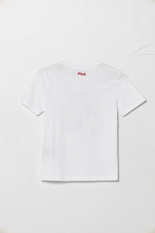 Dětské bavlněné tričko Fila LOPAR FAK0408 bílá SS25