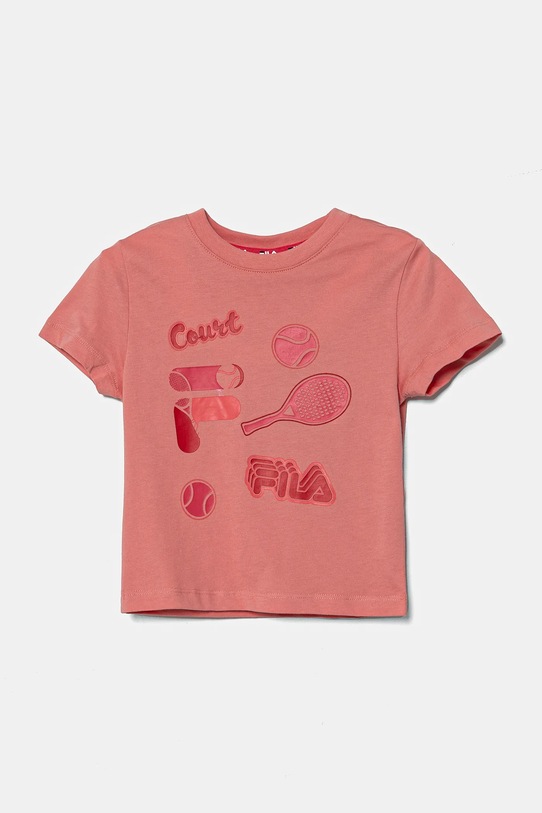 Fila tricou de bumbac pentru copii LOPAR print portocaliu FAK0408