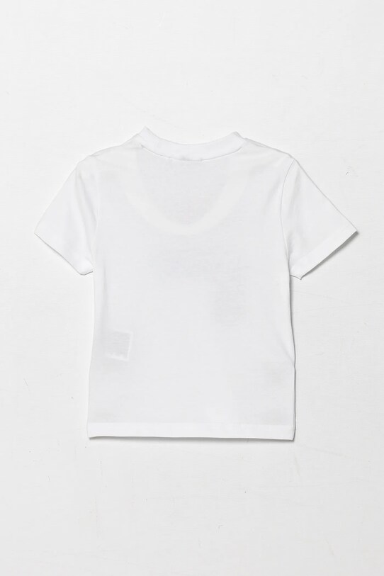 Fila t-shirt bawełniany dziecięcy LONJA FAK0410 biały SS25