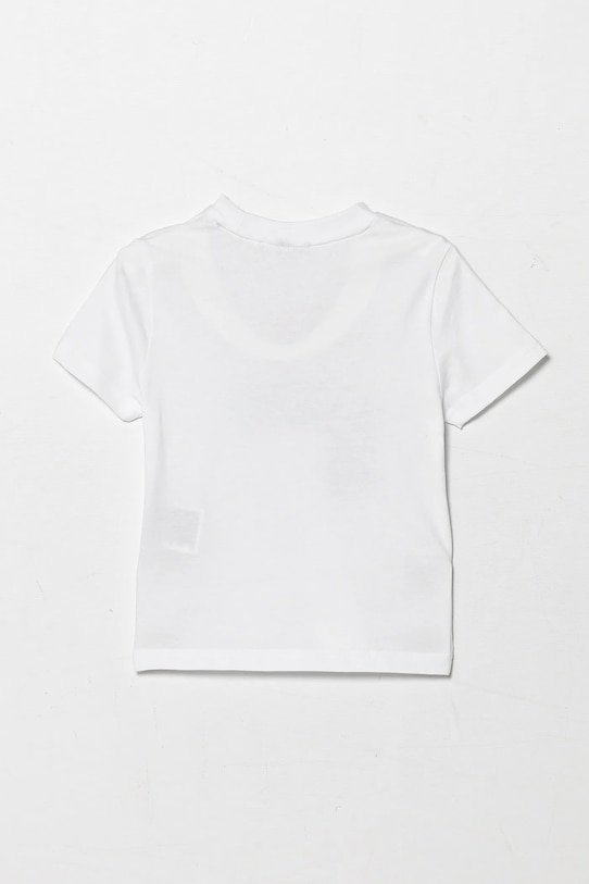 Fila t-shirt bawełniany dziecięcy LONJA FAK0410 biały SS25