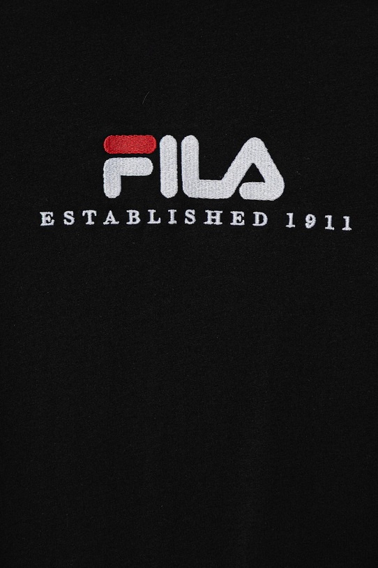 Chlapec Detské bavlnené tričko Fila LOHBERG FAT0626 čierna