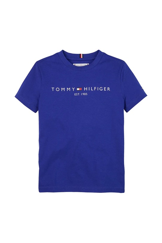 Παιδικό βαμβακερό t-shirt Tommy Hilfiger KS0KS00397.74.122.PPYA μπλε SS25