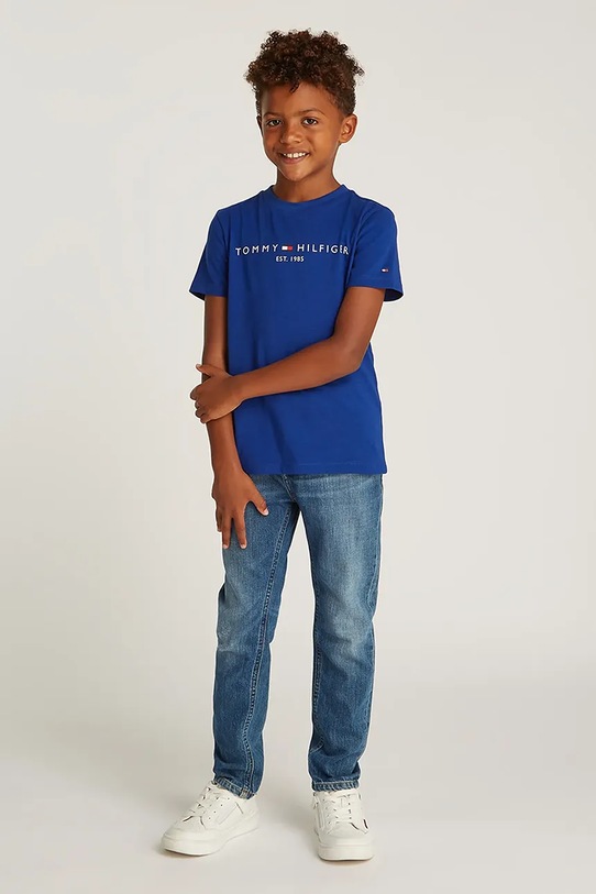 Παιδικό βαμβακερό t-shirt Tommy Hilfiger KS0KS00397.74.122.PPYA