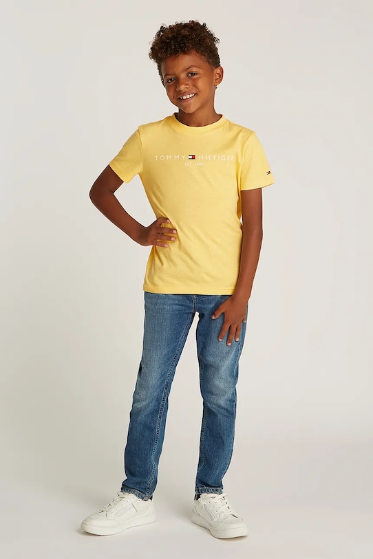 Tommy Hilfiger t-shirt bawełniany dziecięcy KS0KS00397.128.176.PPYA