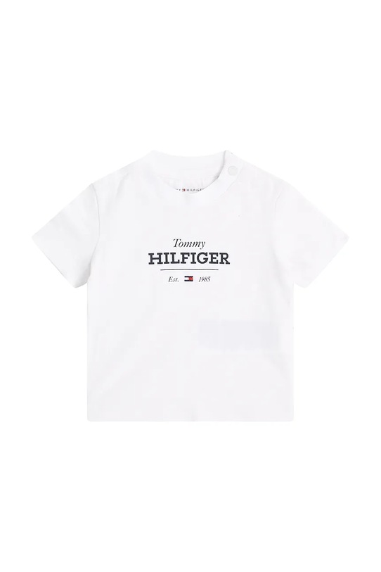 Футболка для немовлят Tommy Hilfiger з еластаном білий KN0KN02033.PPYA