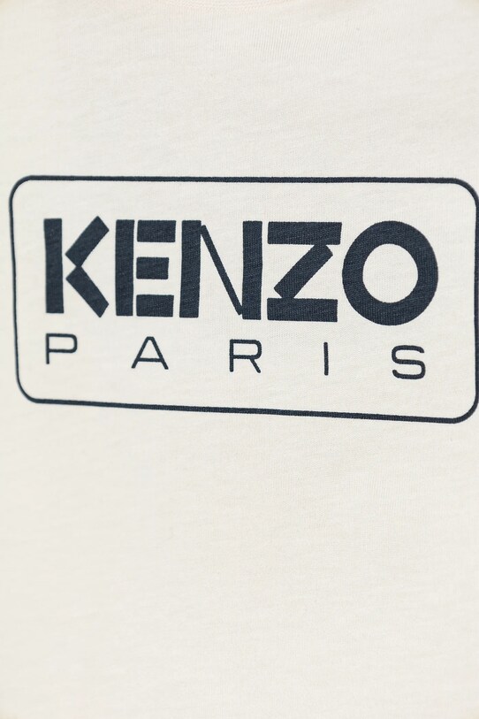 CHLAPEC Dětské bavlněné tričko Kenzo Kids K60972.86.102 béžová