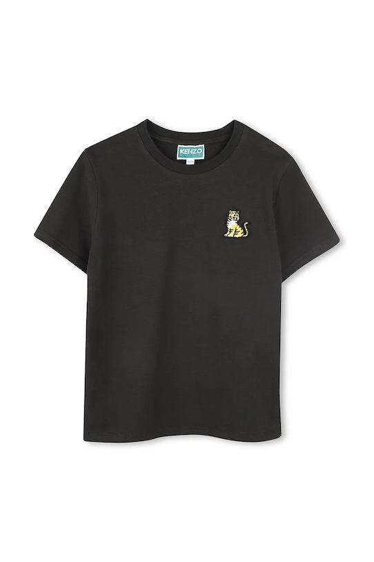Детская хлопковая футболка Kenzo Kids хлопок голубой K61138.162