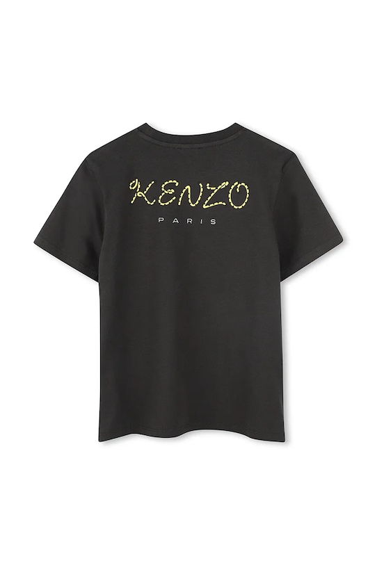 Детская хлопковая футболка Kenzo Kids K61138.162 голубой SS25