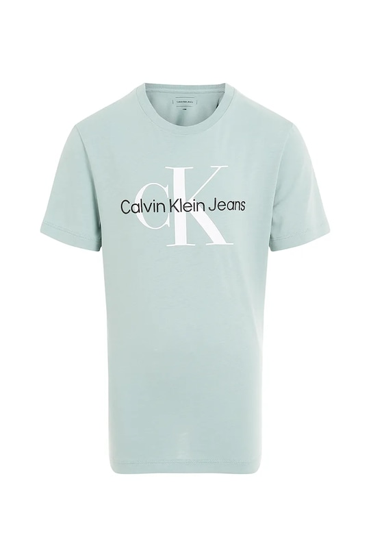Calvin Klein Jeans tricou de bumbac pentru copii IU0IU00676.PPYA turcoaz SS25