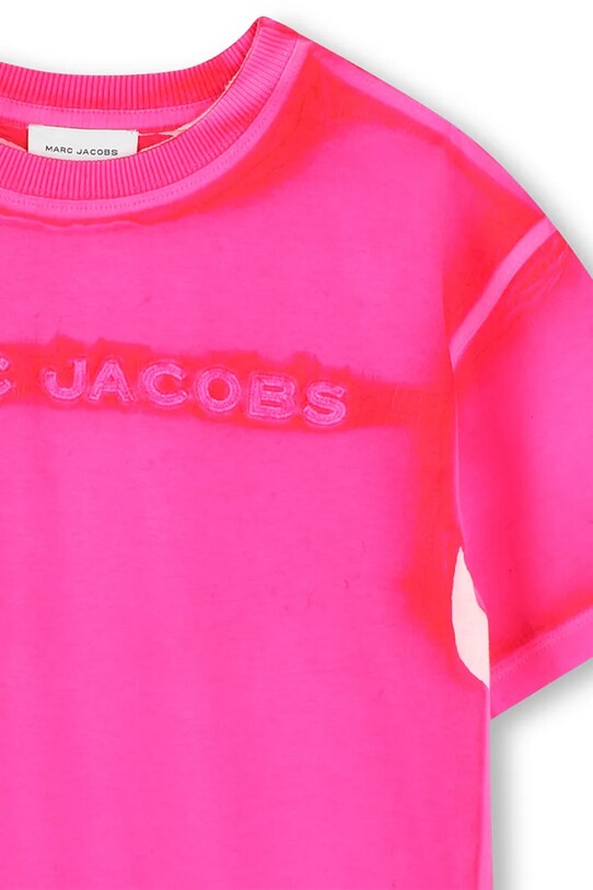 Marc Jacobs t-shirt bawełniany dziecięcy W60446.86.108 różowy SS25