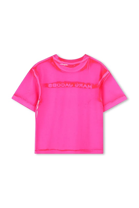 Detské bavlnené tričko Marc Jacobs W60446.156 ružová SS25