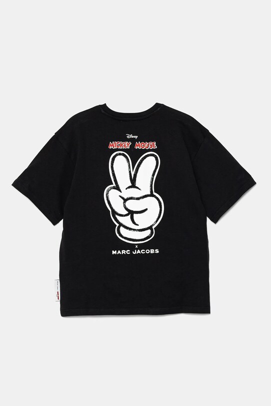 Marc Jacobs tricou de bumbac pentru copii W60447.114.150 negru SS25