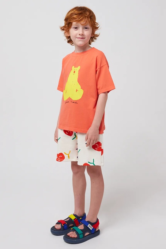 Bobo Choses tricou de bumbac pentru copii Hug Me Bear 125AC011