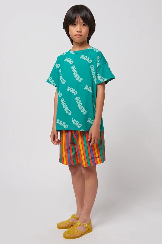 Детская хлопковая футболка Bobo Choses Wavy 125AC005