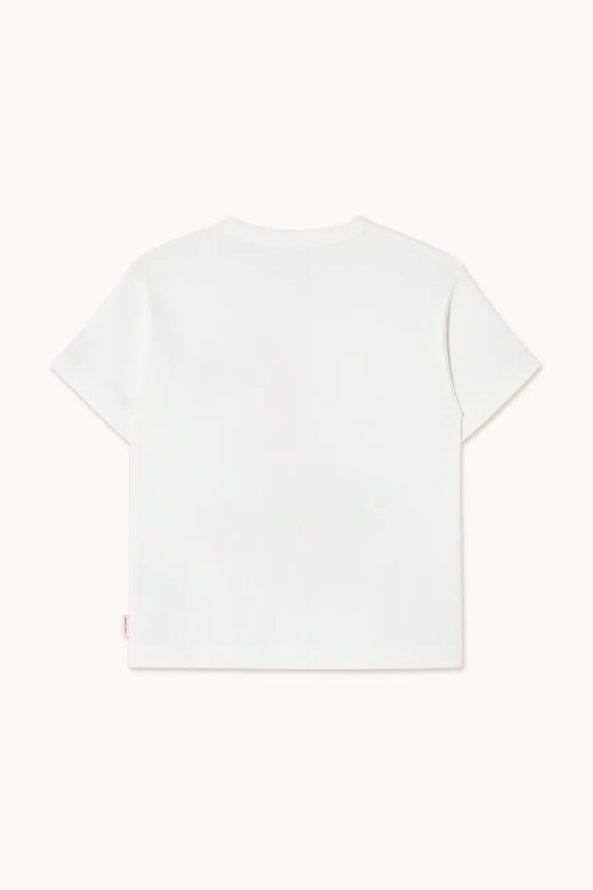 Băieți Tinycottons tricou de bumbac pentru copii SCANDI LIFE GRAPHIC TEE SS25.076 bej
