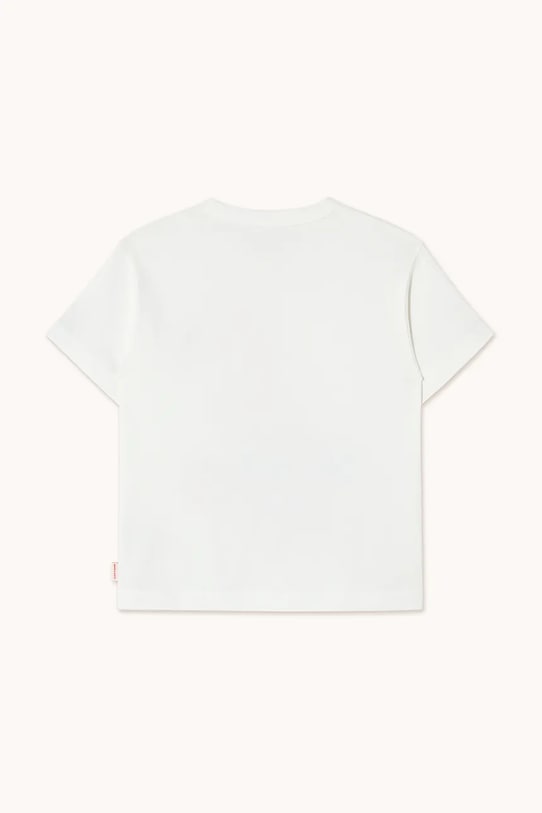 Dječaci Dječja pamučna majica kratkih rukava Tinycottons SCANDI LIFE GRAPHIC TEE SS25.076 bež