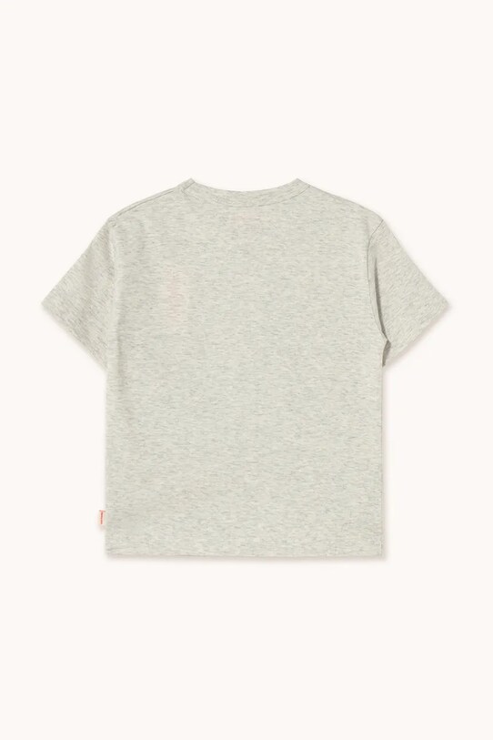 CHLAPEC Dětské bavlněné tričko Tinycottons TINY LEAGUE GRAPHIC TEE SS25.079 šedá