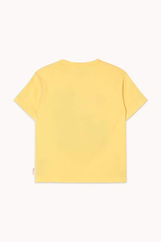 Băieți Tinycottons tricou de bumbac pentru copii READERS GRAPHIC TEE SS25.085 galben